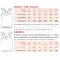 Preview: Papierschnittmuster Top mit V-Volant Frau Lydia XS-XXL